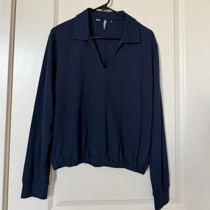Travis Mathew Navy Long Sleeve Shirt NWOT